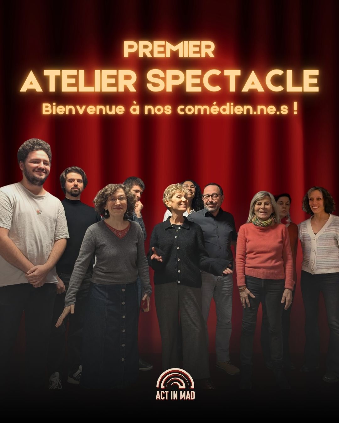 les apprentis comédiens en photo