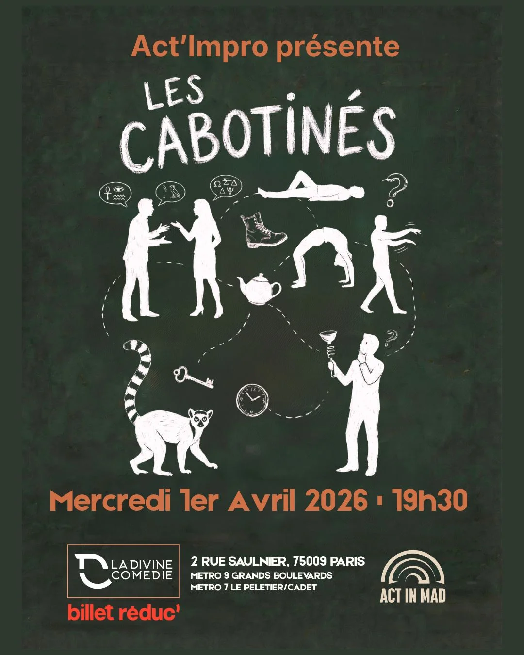 Act'impro présente les cabotinés